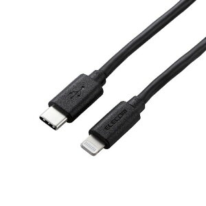 [ELECOM]USB C-LightningP[u/炩/1.2m/ubN@MPA-CLY12BK/MPACLY12BK