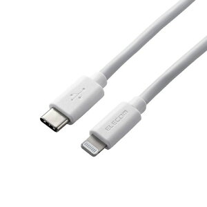 [ELECOM]USB C-LightningP[u/炩/1.2m/zCg@MPA-CLY12WH/MPACLY12WH