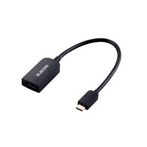 [ELECOM]Type-CfϊA_v^/TypeC-HDMI/30Hz/ubN ad-chdmibk2/adchdmibk2