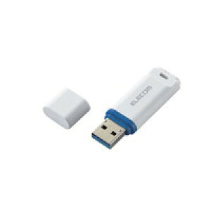 [ELECOM]USB�������[/USB3.2(Gen1)�Ή�/�L���b�v��/�f�[�^�����T�[�r�X�t/64GB/�z���C�g MF-DRU3064GWHR/MFDRU3064GWHR