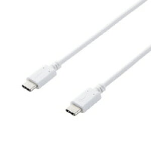 [ELECOM]X}zE^ubgpUSBP[u/USB(C-C)/X^_[h/Power DeliveryΉ/Fؕi/1.0m/zCg MPA-CC10PNWH/MPACC10PNWH