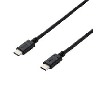 [ELECOM]X}zE^ubgpUSBP[u/USB(C-C)/X^_[h/Power DeliveryΉ/Fؕi/1.5m/ubN MPA-CC15PNBK/MPACC15PNBK