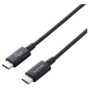 [ELECOM]X}zE^ubgpUSBP[u/USB(C-C)/ϋv/Power DeliveryΉ/Fؕi/1.0m/ubN MPA-CCPS10PNBK/MPACCPS10PNBK