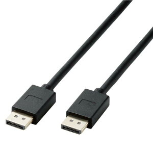 [ELECOM]DisplayPort P[u 1m 8K f] Ver1.4F }`Xg[@\ubN CAC-DP1410BK2/CACDP1410BK2
