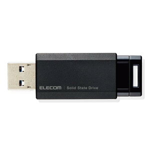 [ELECOM]SSD Ot |[^u 1TB ^ mbN USB3.2(Gen1)Ή ubN PS4/PS4Pro/PS5 ESD-EPK1000GBK/ESDEPK1000GBK