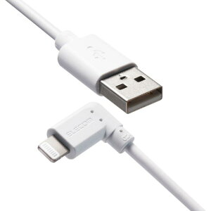 [ELECOM]iPhoneP[u iPadP[u R L^RlN^ USB-A [d f[^] 30cm zCg MPA-UALL03WH/MPAUALL03WH