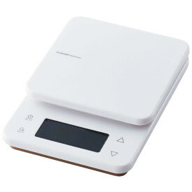 [ELECOM]キッチンスケール デジタルスケール 計量器 はかり 最大3kg 0.5g単位 バックライト付き カロリー計測 炭水化物量計測 3種登録可(ごはん+2種) ホワイト HCS-KSA02WH/HCSKSA02WH