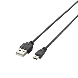 [ELECOM(GR)] ɍUSB2.0P[u(mini-B^Cv)(0.5m RlN^) U2C-MXN05BK