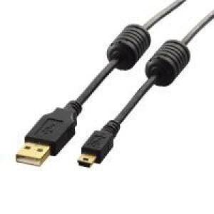 [ELECOM] �t�F���C�g�R�A�t��USB2.0�P�[�u��[5.0m] U2C-MF50BKU2CMF50BK