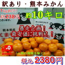 【エントリーで10倍】みかん 熊本産 訳あり 箱込10kg(9kg+保証分500g)ご家庭用 フルーツ 果物【送料無料】(一部の地域を除く)