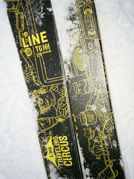 楽天市場】LINE ライン スキー板 CHRONIC 101 TC 板単品 23-24 モデル 