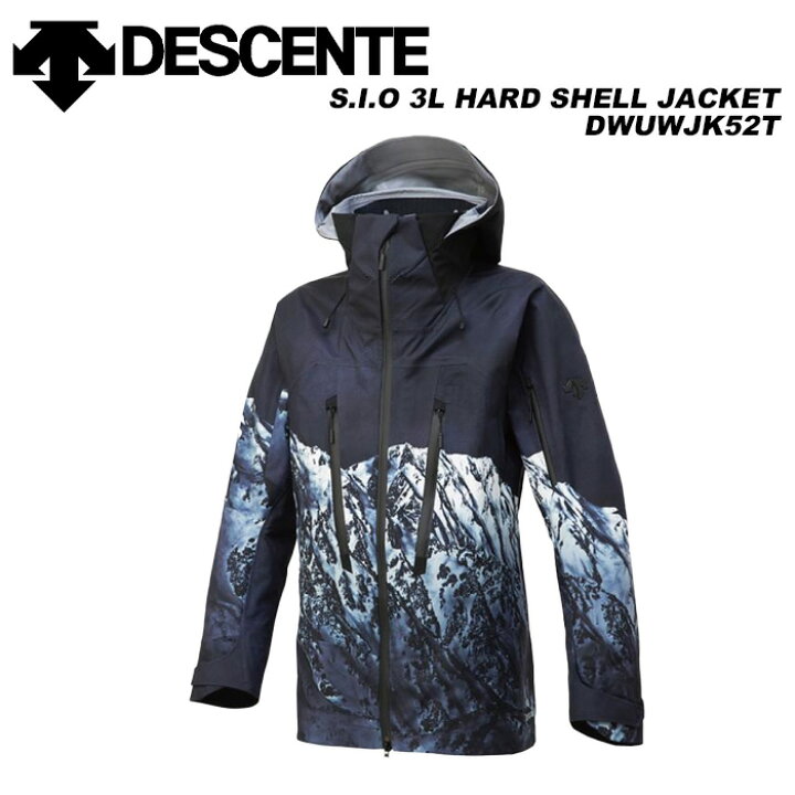 楽天市場】DESCENTE DWUWJK52T S.I.O 3L HARD SHELL JACKET / TAKA 23  