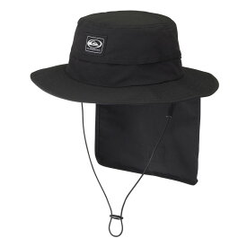 【RSL】QUIKSILVER 24SS[KSA241712：BLK] キッズ サーフハット 子供 男の子【BOY UV WATER BEACH HAT】クイックシルバー ユース ジュニア ボーイズ 帽子 日焼け防止ハット サーフィン サーフ 海水浴 水泳 ビーチ プール アウトドア キャンプ 野外フェス 遠足 林間学校