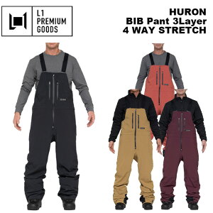 L1 エルワン ウェア HURON BIB Pant 3Layer - 4 WAY STRETCH 23-24(2024)モデル パンツ