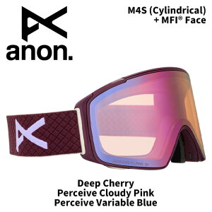 ANON Am S[O M4S (Cylindrical) + MFI Face Deep Cherry/Perceive Cloudy Pink 25-26fyԕisiz