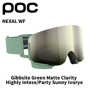 POC ポック ゴーグル NEXAL WF Gibbsite Green Matte Clarity Highly Intese / Party Sunny Ivory/40851 24-25モデル