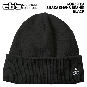 eb's �G�r�X GORE-TEX SHAKA SHAKA BEANIE BLACK �S�A�e�b�N�X�V���J�V���J�r�[�j�[ �L���b�v �r�[�j�[ 25-26���f��