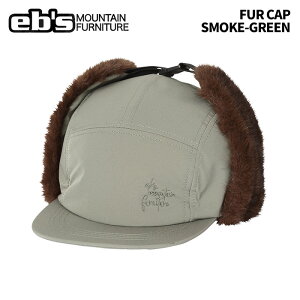 eb's GrX FUR CAP SMOKE GREEN t@[Lbv Lbv r[j[ 25-26f