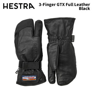 y33882-100zHESTRA wXg O[u 3-Finger GTX Full Leather Black 24-25 f