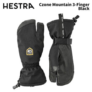 y3002762-100zHESTRA wXg O[u Czone Mountain 3-Finger Black 24-25 f