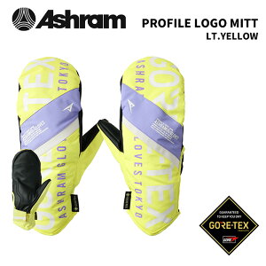ASHRAM AV O[u PROFILE LOGO MITT LT.YELLOW vt@CSE~g ASRM24W08 24-25f