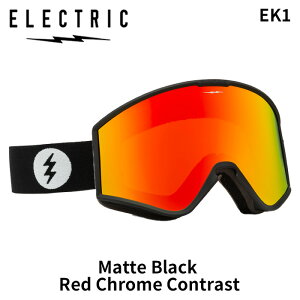 ELECTRIC GNgbN S[O EK1 Matte Black Red Chrome Contrast 24-25 fyԕisiz