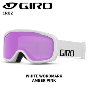 GIRO �W�� �S�[�O�� CRUZ WHITE WORDMARK Amber Pink 24-25 ���f��