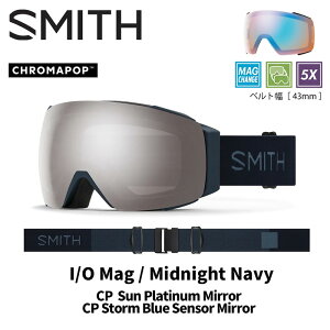 SMITH X~X S[O I/O MAG / MIDNIGHT NAVY / CP SUN PLATINUM MIRROR 24-25 f