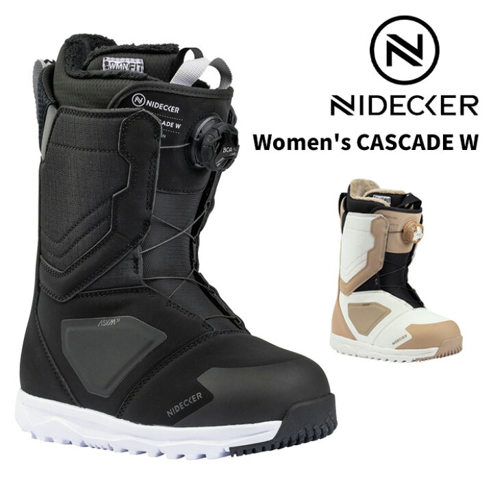 楽天市場】NIDECKER ナイデッカー スノーボード ブーツ CASCADE W 24 