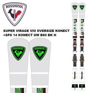 ROSSIGNOL Vj[ XL[ SUPER VIRAGE VIII OVERSIZE KONECT + SPX 14 KONECT GW B80 BLACK HOT RED rfBOZbg 24-25 f
