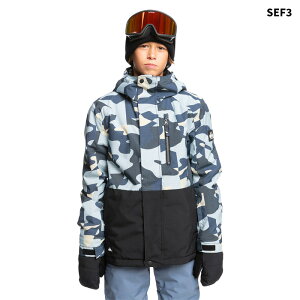 Quiksilver NCbNVo[ EFA MISSION PRINTED BLOCK YOUTH JK 24-25(2025)f LbYWjA WPbg