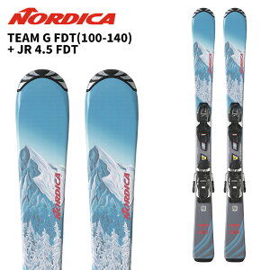 NORDICA �m���f�B�J �X�L�[�� TEAM G FDT(100-140) + JR 4.5 FDT �r���f�B���O�Z�b�g 25-26���f�� �W���j�A