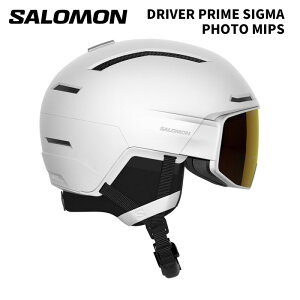SALOMON サロモン ヘルメット DRIVER PRIME SIGMA PHOTO MIPS WHITE L47010000 25-26モデル