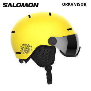 SALOMON �T������ �w�����b�g ORKA VISOR VIBRANT YELLOW L47259500 �L�b�Y 25-26���f��