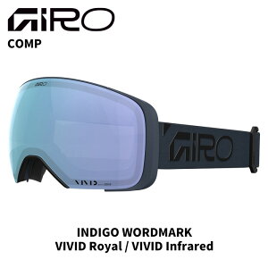 GIRO W S[O COMP INDIGO WORDMARK VIVID Royal / VIVID Infrared 25-26 f