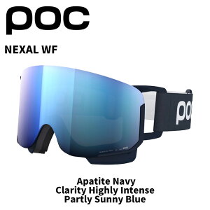POC ポック ゴーグル NEXAL WF / Apatite Navy / Clarity Highly Intense / Partly Sunny Blue / 40851 25-26モデル【返品交換不可商品】