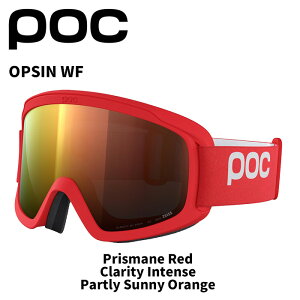 POC ポック ゴーグル OPSIN WF / Prismane Red / Clarity Intense / Partly Sunny Orange / 40861 25-26モデル 【返品交換不可商品】