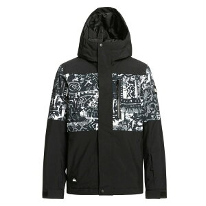 qp@QUIKSILVER NCbNVo[ [KJK233425] (B64)Xm[WPbg3-24snowyMISSION PRINTED BLOCK YOUTH JKzJUNIOR KIDS WjA Xm{EFA Xm[{[h XL[ AE^[EFA EC^[X|[c 