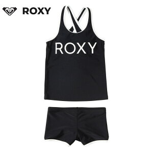 ROXY ���L�V�[�yTSW231100 BLK�z �q�� ���� �^���L�j�@23SP [MINI DEEP WATER] ���̎q �K�[���Y �L�b�Y �W���j�A �㉺�Z�b�g ��_�Z�b�g �X�N�[������ ���j���� �X�C�~���O [���[���֑Ή���]