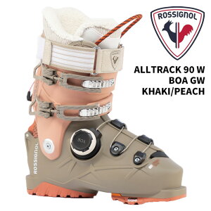ROSSIGNOL Vj[ XL[u[c ALLTRACK 90 W BOA GW - KHAKI/PEACH 25-26 f fB[X