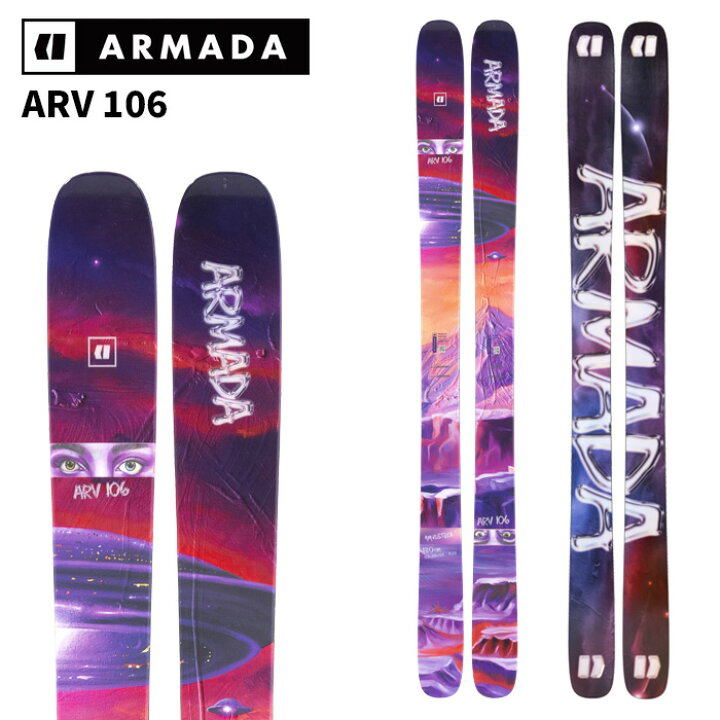 楽天市場】ARMADA アルマダ スキー板 ARV 106 板単品 25-26 モデル 