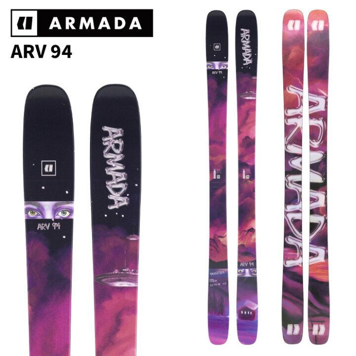 楽天市場】ARMADA アルマダ スキー板 ARV 94 板単品 25-26モデル 