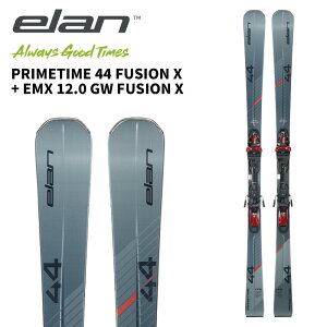 ELAN エラン スキー板 PRIMETIME 44 FUSION X + EMX 12.0 GW FUSION X ビンディングセット 25-26 モデル