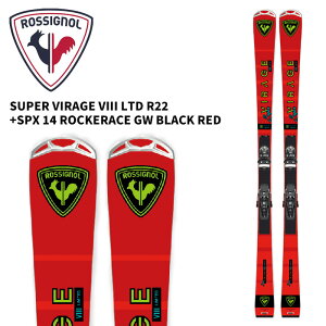 ROSSIGNOL Vj[ XL[ SUPER VIRAGE VIII LTD R22 + SPX 14 ROCKERACE GW rfBOZbg 25-26 f