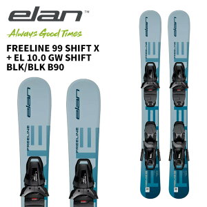 ELAN �G���� �X�L�[�� FREELINE 99 SHIFT X + EL 10.0 GW SHIFT BLK/BLK �r���f�B���O�Z�b�g 25-26���f��