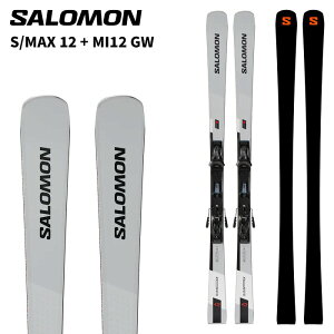 SALOMON �T������ �X�L�[�� S/MAX 12 + MI12 GW �r���f�B���O�Z�b�g 25-26���f��