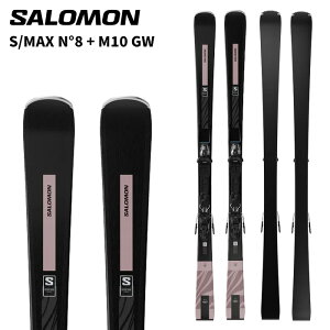 SALOMON �T������ �X�L�[�� S/MAX N°8 + M10 GW �r���f�B���O�Z�b�g 25-26���f�� ���f�B�[�X �����p