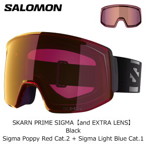 SALOMON �T������ �S�[�O�� SKARN PRIME SIGMA [and EXTRA LENS] / Black / SIGMA POPPY RED L45390900 26-27���f�� �y�ԕi�����s���i�z