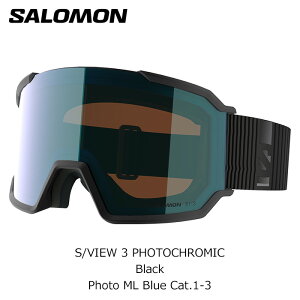 SALOMON �T������ �S�[�O�� S/VIEW 3 PHOTOCHROMIC / Black L49307400 26-27���f�� �y�ԕi�����s���i�z