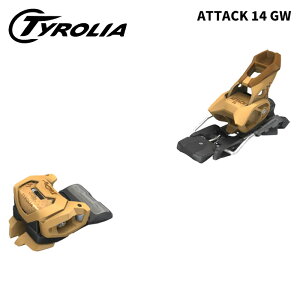 TYROLIA �`�����A �X�L�[ �r���f�B���O ATTACK 14 GW sand�i����l 4.0-14.0�j26-27���f���y�P�i�̔��s�z